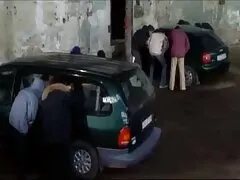 Figa scopare una anziana asiatica